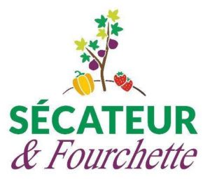 logo sécateur et fourchette