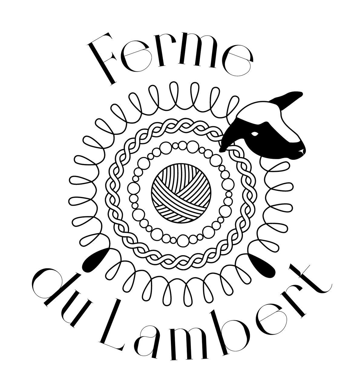 logo ferme du lambert